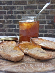 Apricot Pecan Toast & Whiskey Marmalade